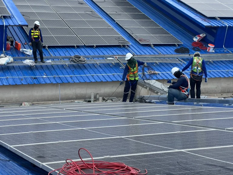ติดตั้งโซลาร์เซลล์โรงงาน Uniliver — ภาพหน้างาน 5